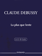cover La plus Que Lente piano sheet music cover